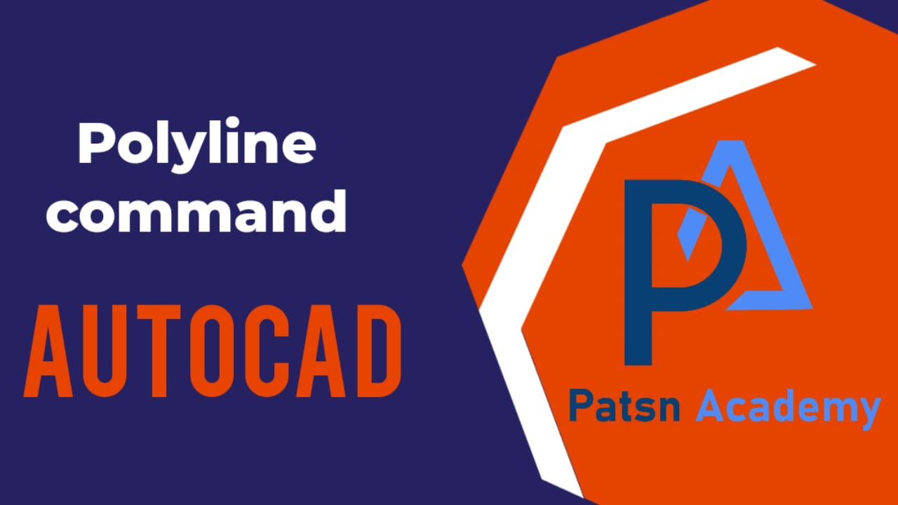 how to use polyline command in autocad